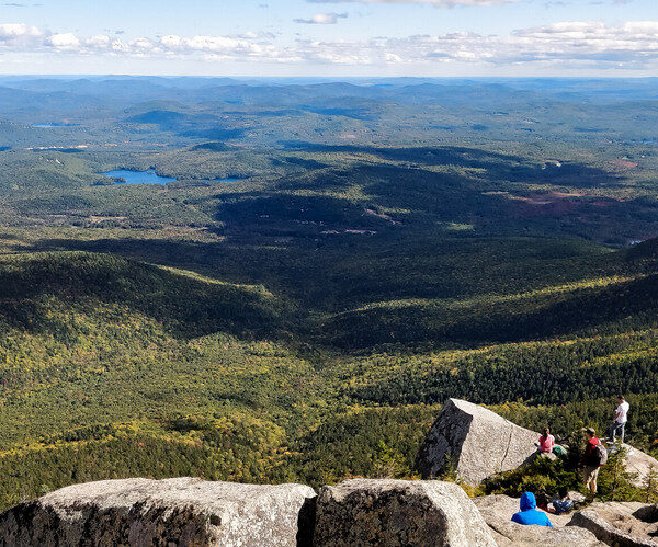 Vue panoramique des paysages des white mountains