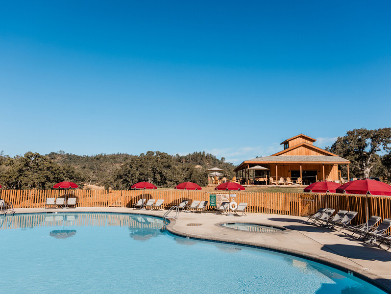 On-site swimming pool for endless fun