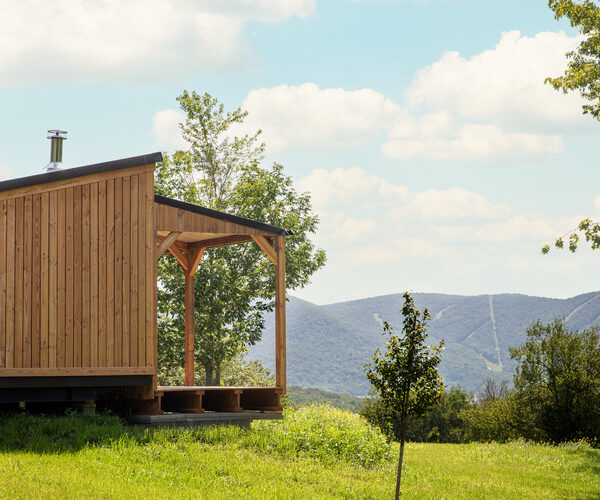 Panoramic mountain views over Jiminy Peak Ski Resort