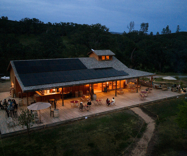 Outdoor terrace of the restaurant