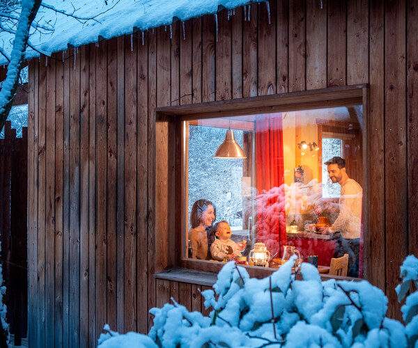 L'hiver en chalet dans les Berkshires